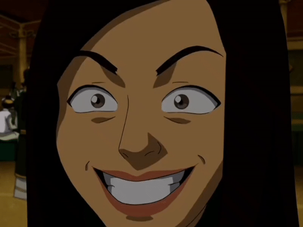 EsemicolonR's tweet photo. My favorite bit so far is when the last Airbender says to Toph, "How can I bend something I can't see?" without any irony https://t.co/F94136geLX