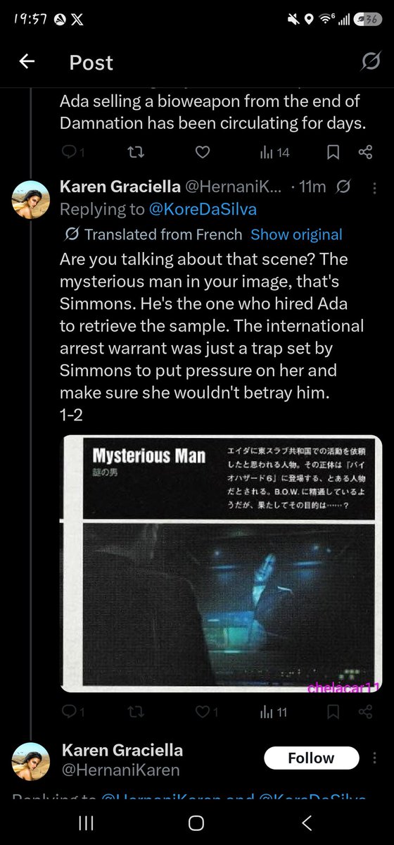KoreDaSilva's tweet photo. "Simmons had her sell it to him, so that makes it okay. Ada is an angel who does no wrong otherwise." Fucking retard. I'm glad you blocked me so I don't have to see you drooling over pixels. 🙄 https://t.co/JIhLyGCdPs