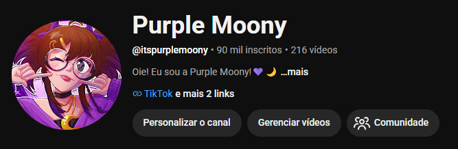 itspurplemoony's tweet photo. Indo dormir feliz vendo que batemos 90 MIL NO YOUTUBE AAAAAA!

Eu não consigo acreditar o QUÃO RAPIDO o canal ta crescendo! Em ABRIL eu tinha 50K e hoje, estou com 90K, quase BATENDO 100K! 

Sério, a cada dia que passa fico mais feliz com o apoio que venho recebendo de vocês! 💜 https://t.co/JEszTR3DBu