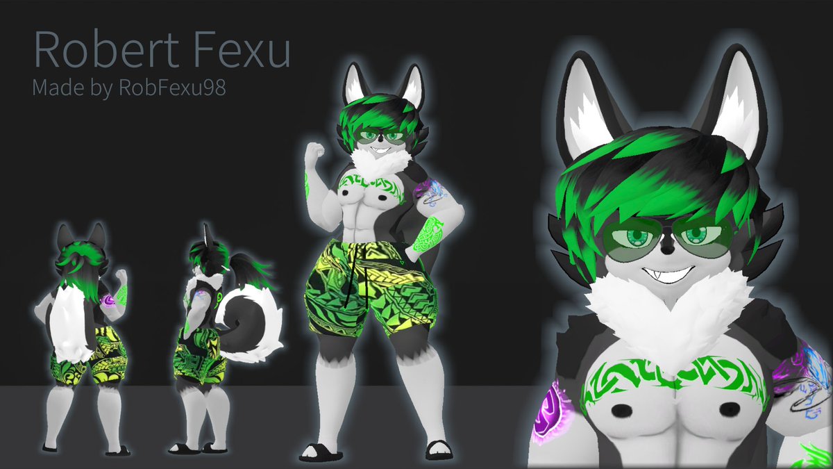 RobFexu27's tweet photo. I decided why not.. 

Made my new version of my sona a good two months ago now and gonna repost here after loosing my main account.

- Body @Lex_RG47 
- Textures (me!)
- Clothing me and Garaatan! https://t.co/7X4N1cuDYA