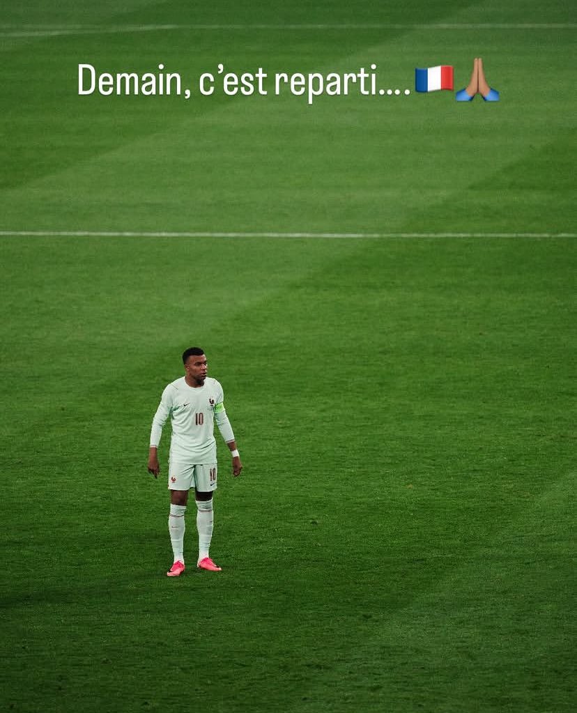 its07oclock's tweet photo. Demain, c’est reparti… 🇫🇷🙏🏾
Tomorrow, it starts again...🇫🇷🙏🏾
พรุ่งนี้ เอาใหม่อีกครั้ง…🇫🇷🙏🏾
#mbappé #Fifaworldcup2026 #fifaworldcup https://t.co/BXY1echLLI