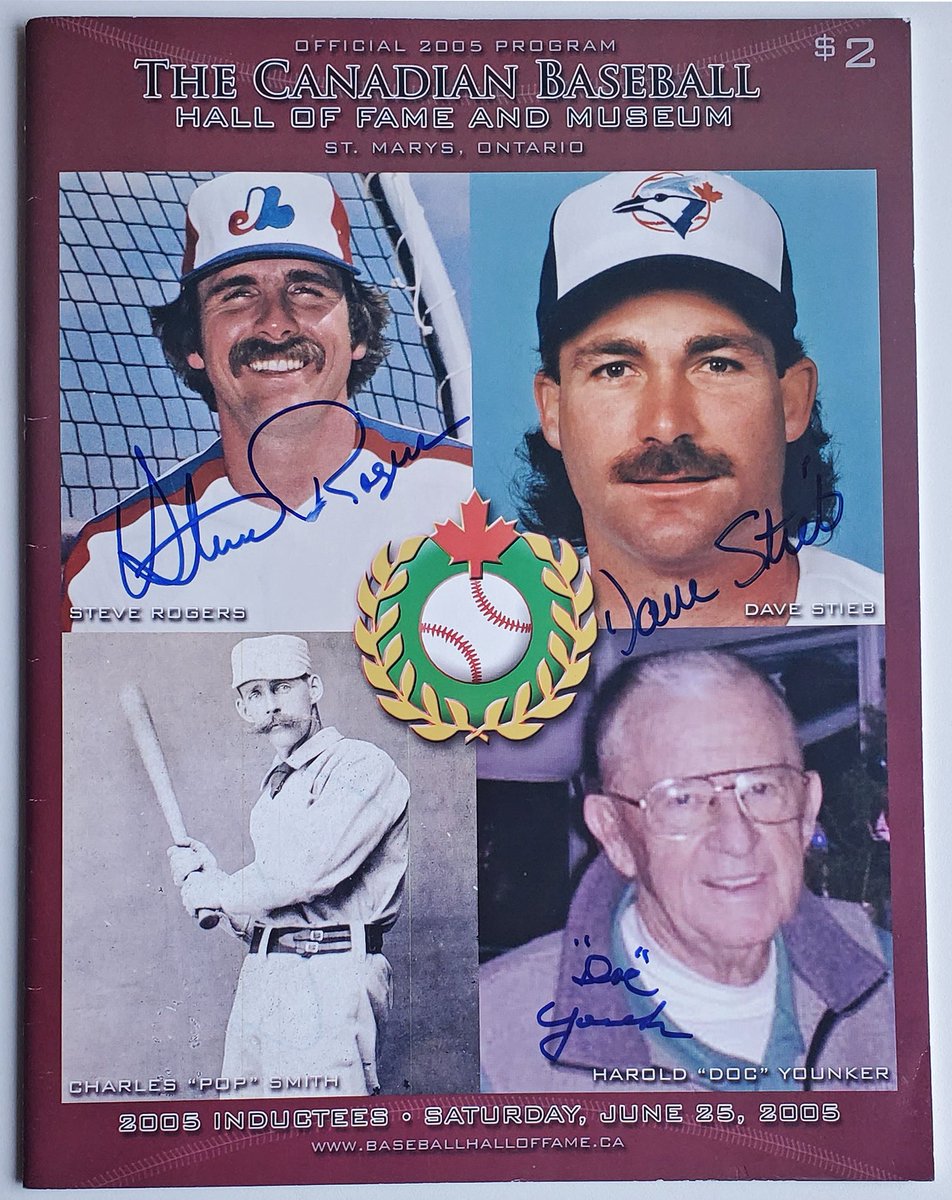 DaveStiebToday's tweet photo. June 25, 2005 (1/3) - 🚨 Dave Stieb is formally inducted into the Canadian Baseball Hall of Fame, one of the highest honours of his entire baseball career. So much press, so read on... 🧵 #BlueJays50 🚨 https://t.co/rfoiDFdyq8
