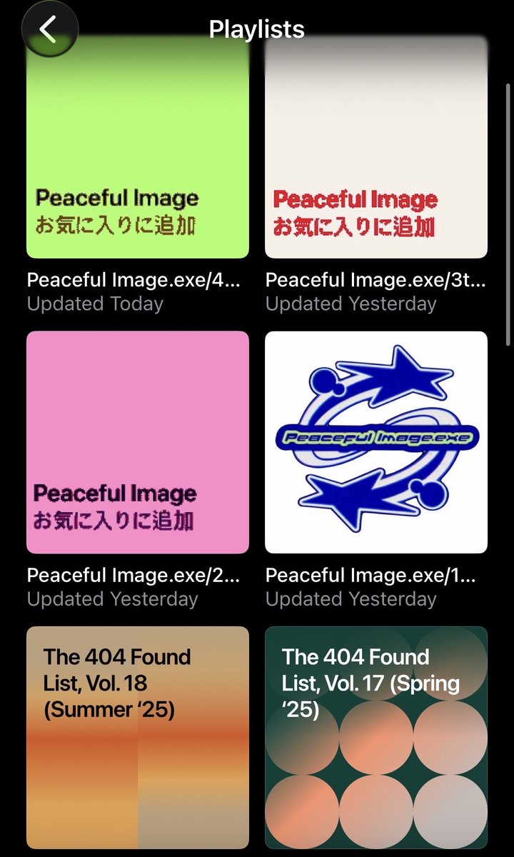 Peaceful_Img's tweet photo. Not just my music—but music for the moments.

Follow me for my collection of my custom Apple Music playlists covering everything from dance, to relaxation. Music is about exploration 🎧

https://t.co/Tup33TSXO1 

#AppleMusic #Playlist #NowPlaying #MusicDiscovery #ChillVibes https://t.co/v0K89wLLqc
