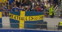 SwedeStats's tweet photo. One of the flags in the stands! https://t.co/6QzsC5C8Pb