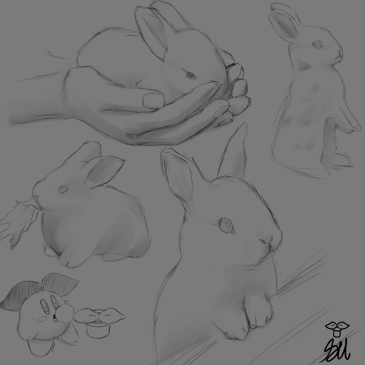 SproutKirby's tweet photo. Oryctolagus cuniculus.
#rabbit #sketch #study #kirby https://t.co/AG3Y2LaAzg