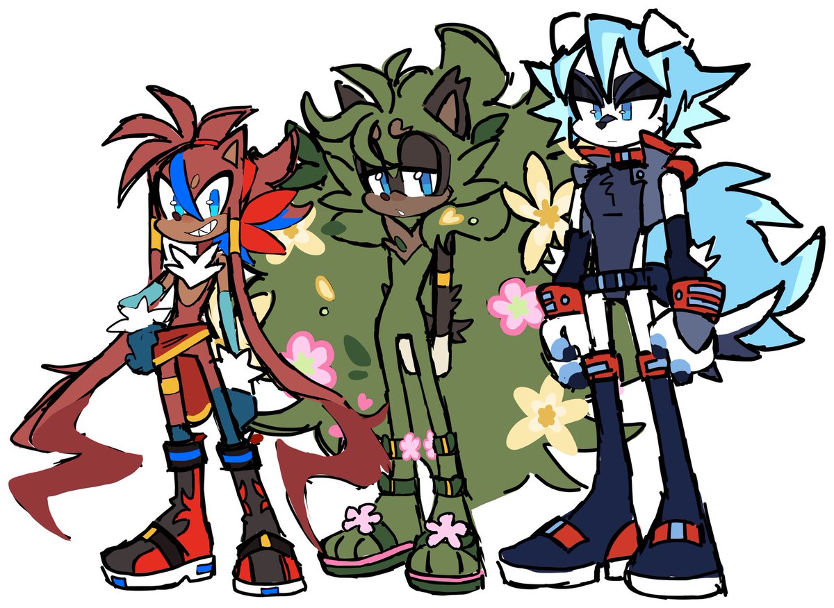 Agent_DINKY's tweet photo. Trio!!! 🌿🔥❄️ https://t.co/rJTYjHOzgN