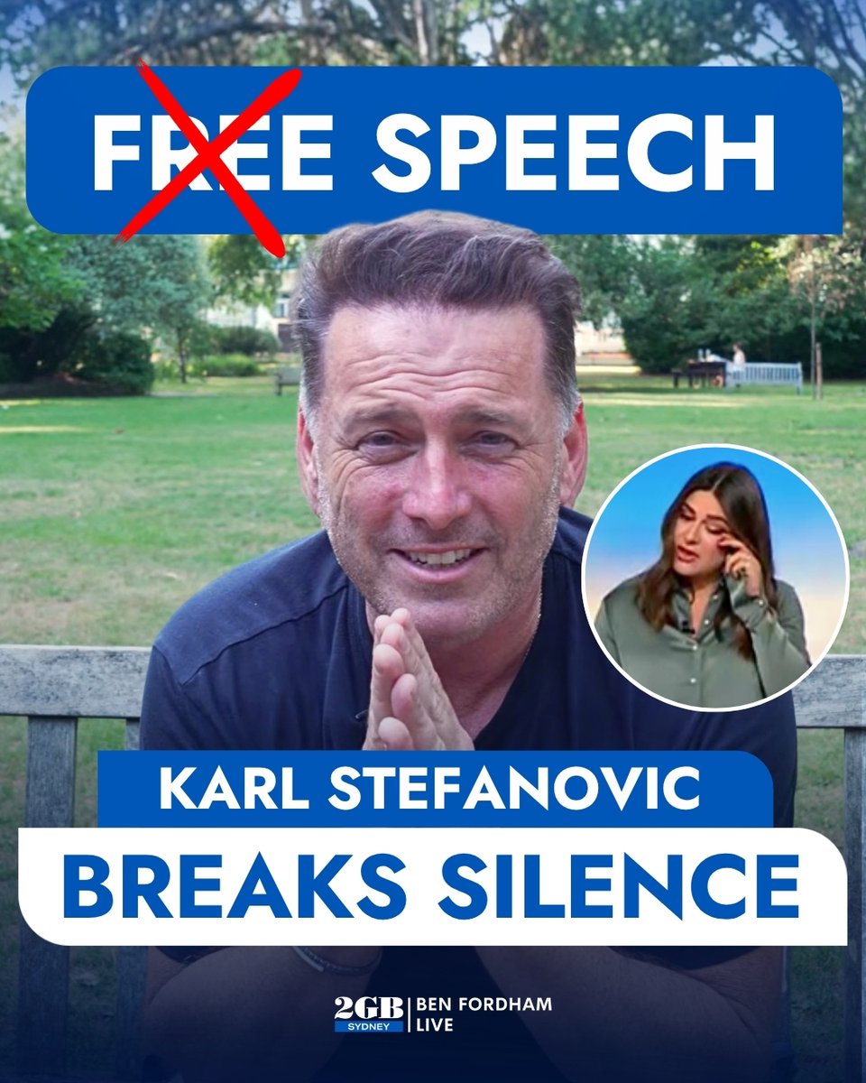 2GB873's tweet photo. Karl Stefanovic has broken his silence. 

The Gold Logie winner has addressed his departure from Channel 9.

MORE: https://t.co/g4Q0bBwXhW https://t.co/O5zaQeYWXI