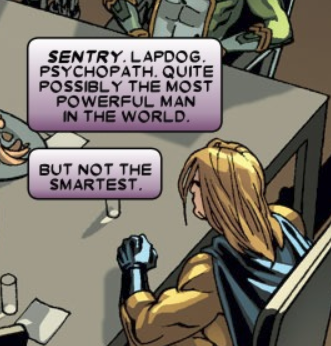 carrawaytism's tweet photo. man who canonically has an intellect that can match reed richards. im just ragebaiting myself doing these rereads but i miss sentry. https://t.co/2nblZSEzfL
