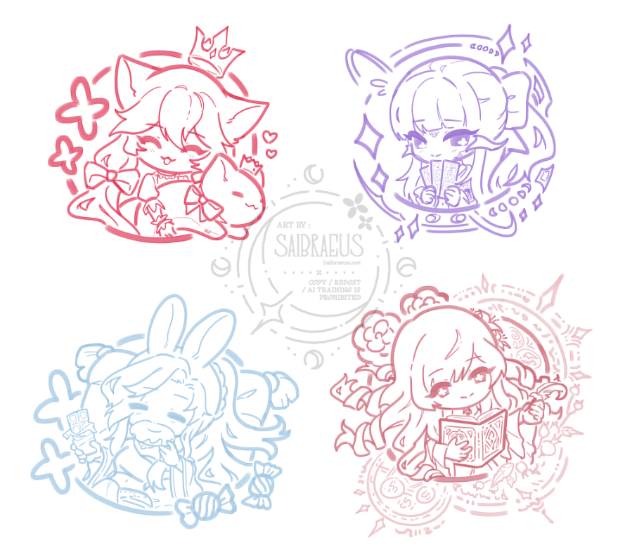 Saibraeus's tweet photo. "Batch of complicated borders I got too carried away with--"

jkjk I had a lot of fun T vT
Cmsn on Vgen!

And roulette cmsns are closing tonight! https://t.co/KQiFe3Ib3J