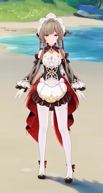 EliraEclipse's tweet photo. One thing I love about the Harbingers is the red elements in their outfit that tends to make their designs pop. Thats why despite everything, I do enjoy Sandrone's new color scheme more.

Makes me think that it'd be pretty cool if Tsaritsa has small red elements in her design https://t.co/sNa8ViuPVN