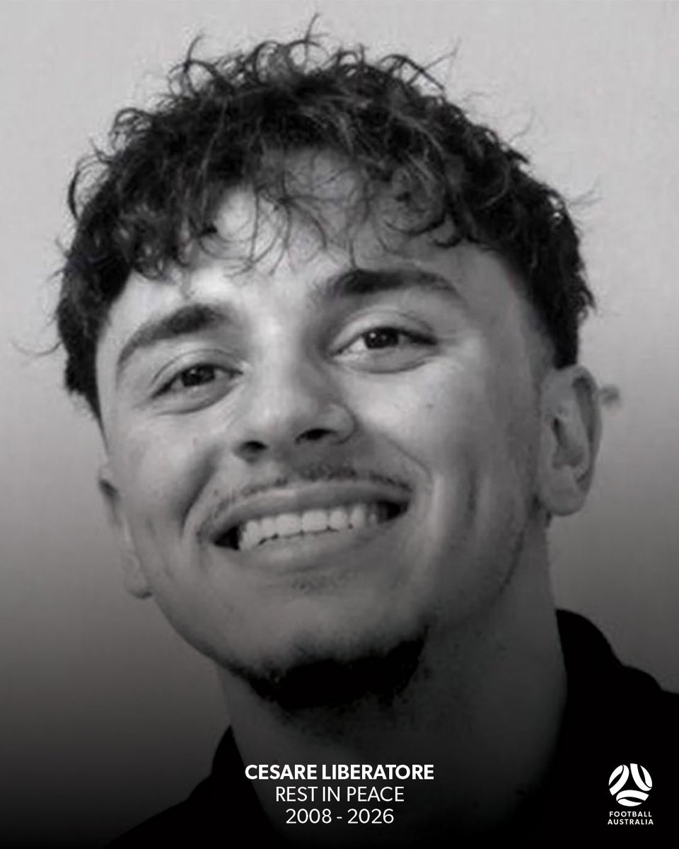 FootballAUS's tweet photo. Football Australia would like to extend its sincere condolences to lifelong football fan Cesare Liberatore and his family after the 18-year-old tragically died in a car accident having just watched the Socceroos’ FIFA World Cup match against the United States at Federation Square in Melbourne.

Rest in peace, Cesare 💚💛