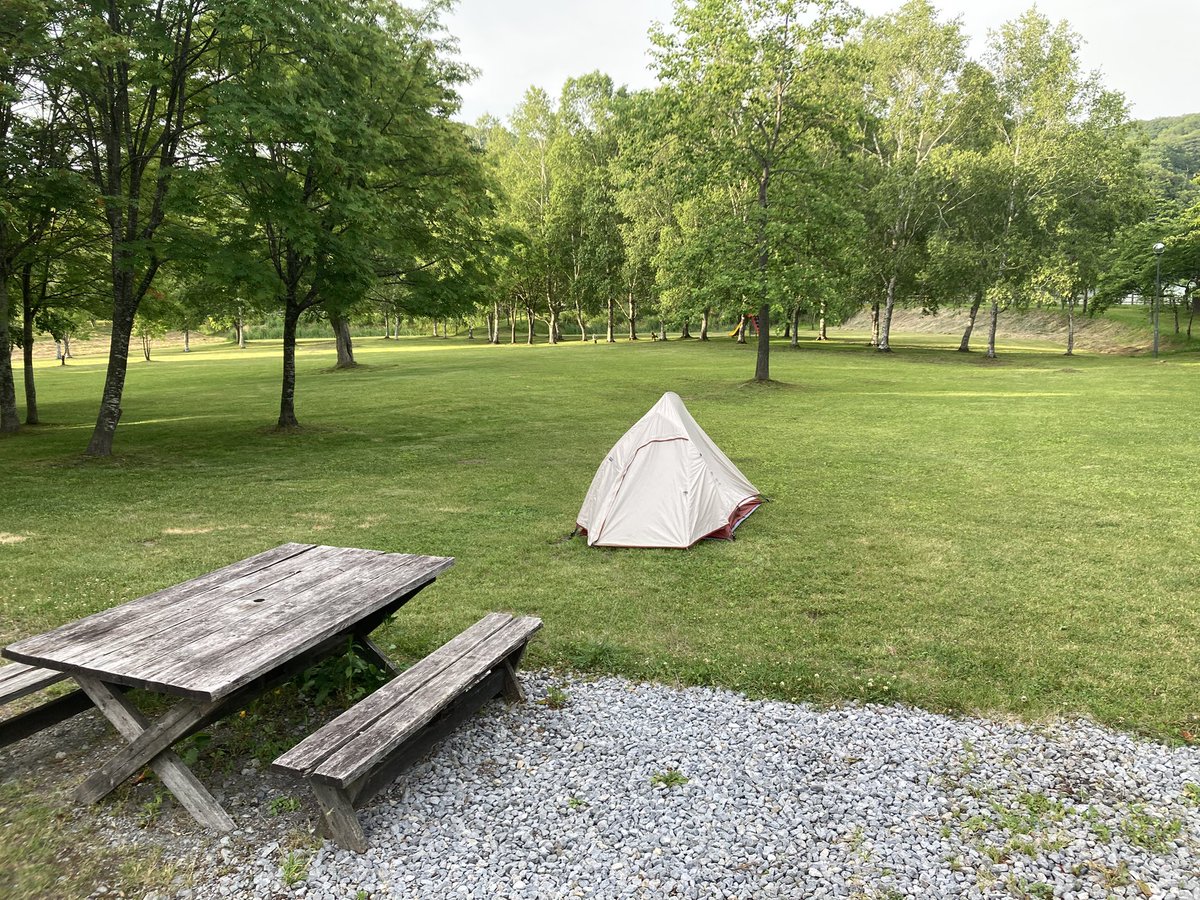 Jigglypuffpuh's tweet photo. 北海道で宿泊した無料キャンプ場🏕️

上磯ダム公園キャンプ場（北斗市）🛜
道営野塚野営場（積丹町）
徳舜瞥山麓キャンプ場（伊達市）
みさき台公園キャンプ場（初山別村）♨️
稚内森林公園キャンプ場（稚内市）🛜
天塩川リバーサイドキャンプ場（音威子府村）♨️

北海道の無料キャンプ場はレベルが高い! https://t.co/4FCcPOUq7f
