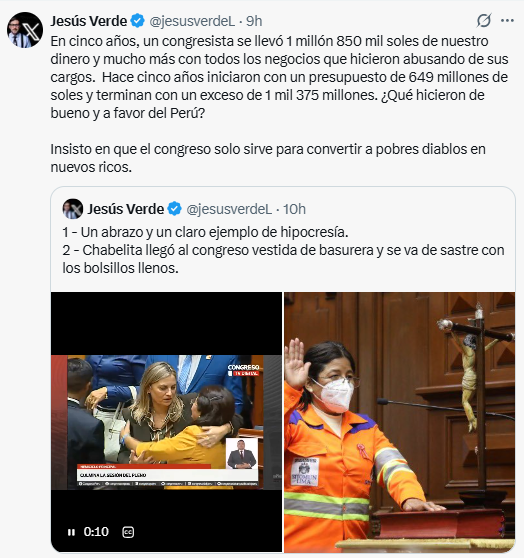 ruben85537071's tweet photo. Keiko Fujimori le pago 1 millón 850 mil soles de nuestro dinero a cada congresista en 5 años para que siguieran sus instrucciones. Lo mismo hace con policías y militares.

Domingo Pérez Miki Torres Senado Bermejo Confiep Parlamento Andino Chabelita Elecciones Generales 2026 https://t.co/XFRHkh03UK