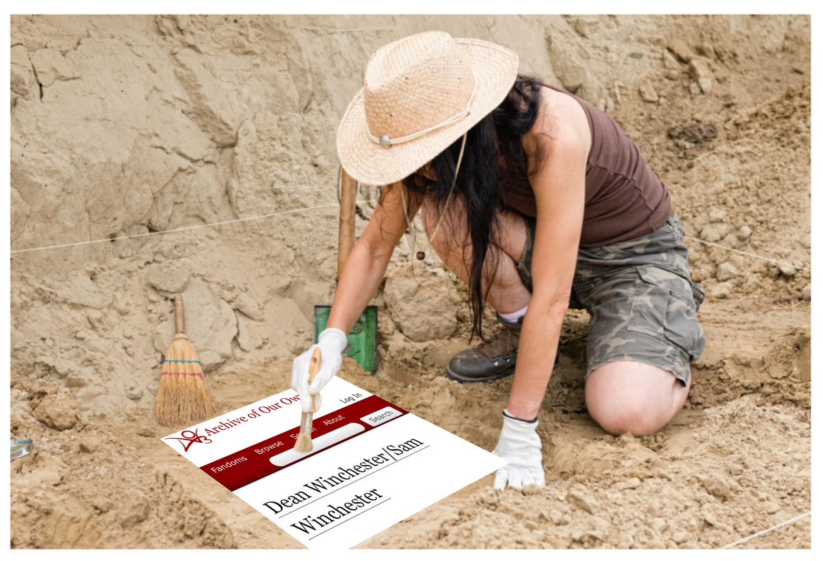 samsestrogen's tweet photo. me trying to look up the origin of Ao3 only to find wincest staring me right in the face https://t.co/W9elFlXenA
