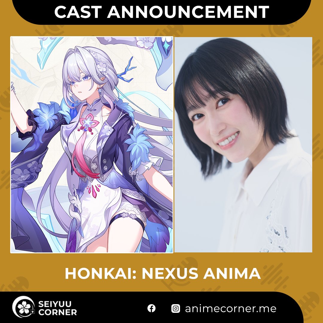 seiyuucorner's tweet photo. "Honkai: Nexus Anima" casts Tomoyo Kurosawa as Bai Mei https://t.co/hDkDEHWUcd