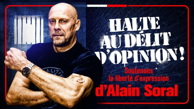 officielsoral's tweet photo. 🇫🇷 Pour soutenir Alain SORAL en exil ! 🇷🇺 
✅ https://t.co/JPHHpRljsY 
🚨 Après la tentative de la faire sauter (sans doute toujours par les mêmes méchants qui me poursuivent), ma cagnotte est de retour !  Alain SORAL https://t.co/JGDznoNULi