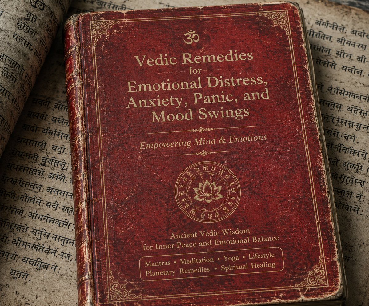 AstroRaining's tweet photo. Therapy for anxiety, panic, mood swings, or emotional distress costs ₹30,000+.

Our Rishis Solved the Same Problem 3,000 Years Ago - For Free.

Answers to the one thing nobody talks about - the mind breaking under the weight of a perfect-looking life. https://t.co/JFsGb9u1da