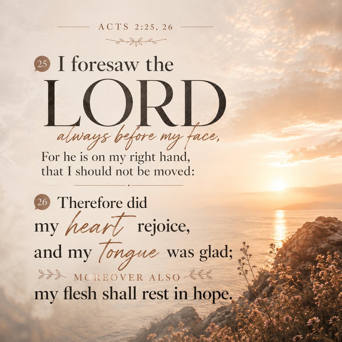 johnanchu00's tweet photo. Acts 2 : 25 , 26🙇🏻‍♀️ https://t.co/9ZATgak0G4