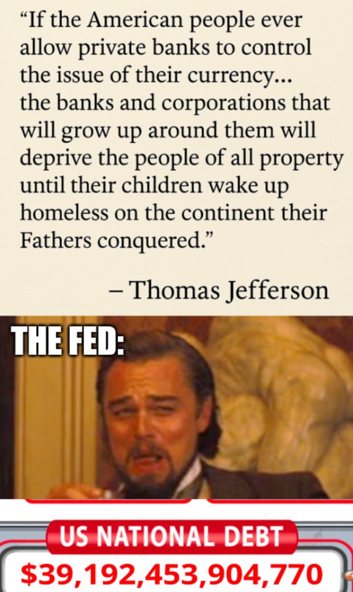juankslzr's tweet photo. @tiberiusfiles We can start by printing our own money https://t.co/cokMIUV5AE
