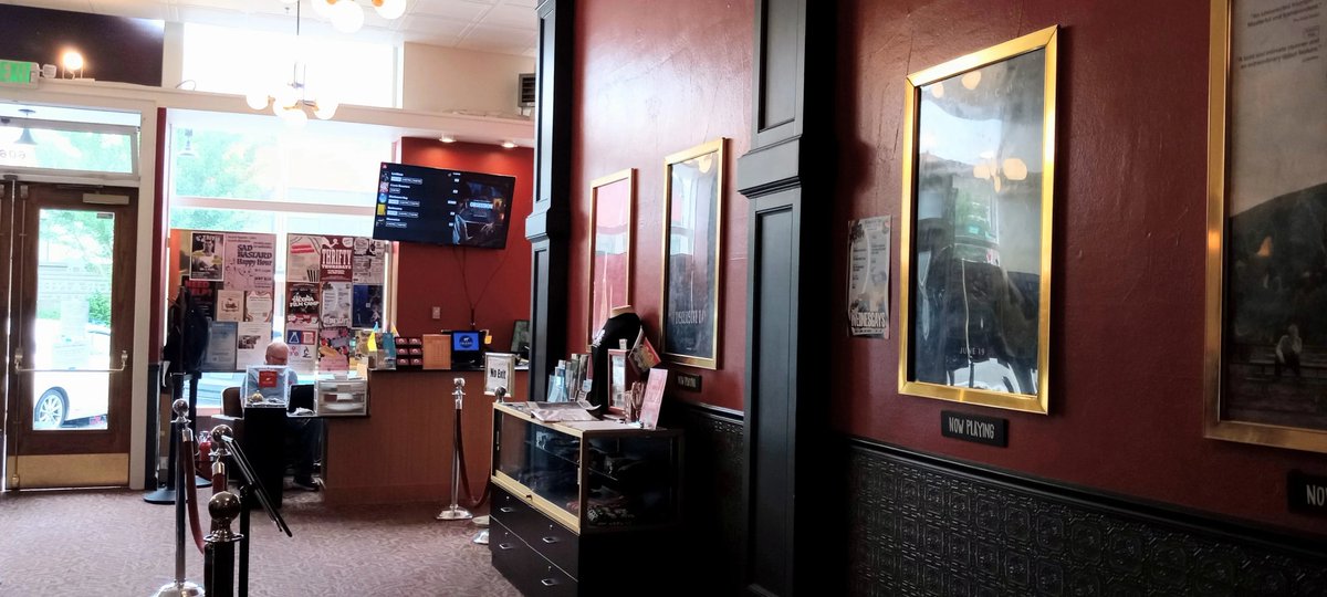 agentredjackal's tweet photo. Saw the Backrooms again, in the Grand Cinema with my partner. Never been inside before but I like the cozy old fashioned vibe it has. https://t.co/op9EQ6Rv6J