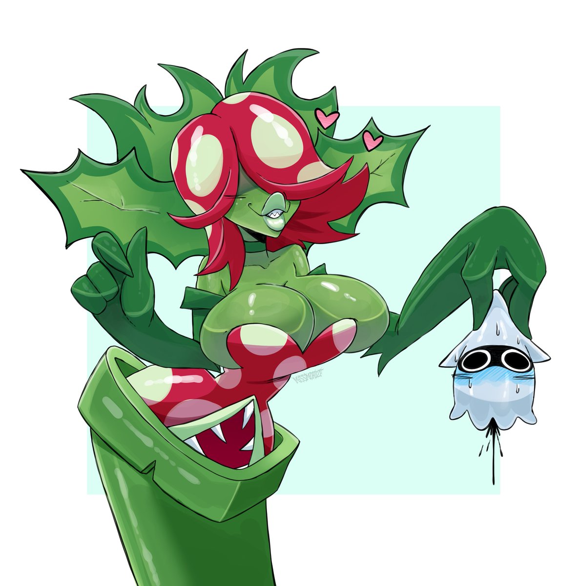 Missmorize's tweet photo. Had to do a drawing of her, @BleedingPervert you have the best designs. <3 https://t.co/JzNiWDZlKy