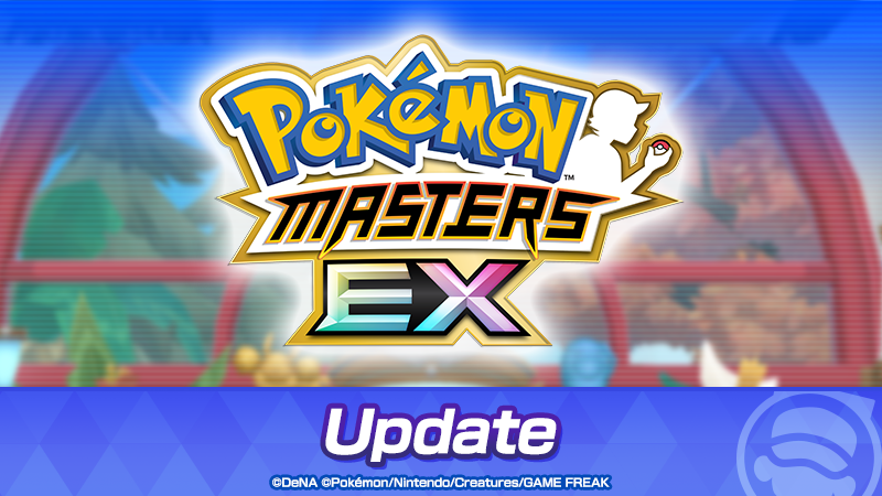 PokemonMasters's tweet photo. 📣 App Update Notice 📣

A new update is available to download. 

Get more details here! 👇
https://t.co/1mtAKmKSYI

A message from the Pokémon Masters EX team is scheduled for June 27.

What’s your favorite part of the new update? https://t.co/BbMsyfbDY7