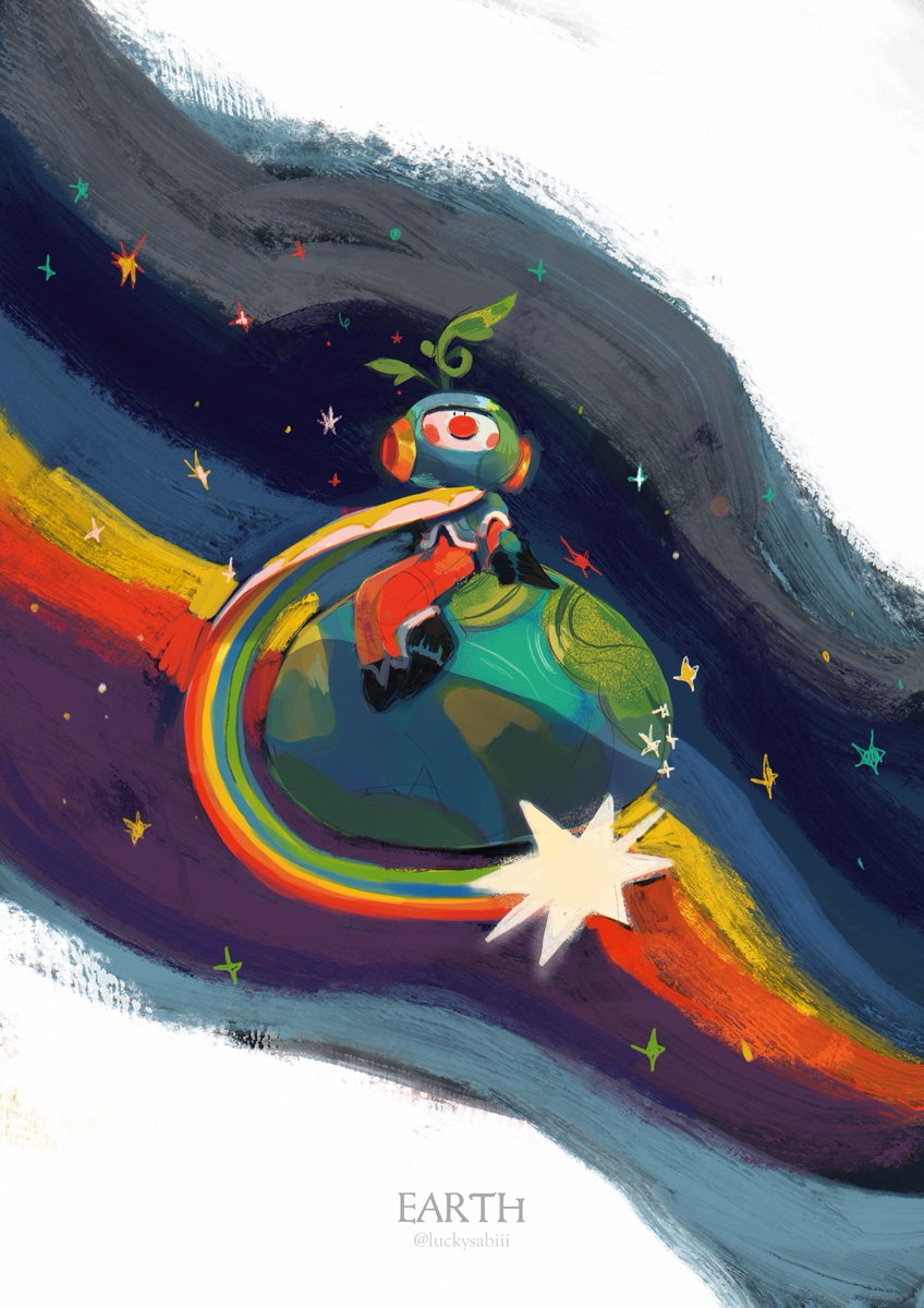Overgrowth_co's tweet photo. COSMOGONY  
 Day 3: the earth, by @LuckySabiii 

#art #characterdesign #illustration https://t.co/rgG833ZvFZ