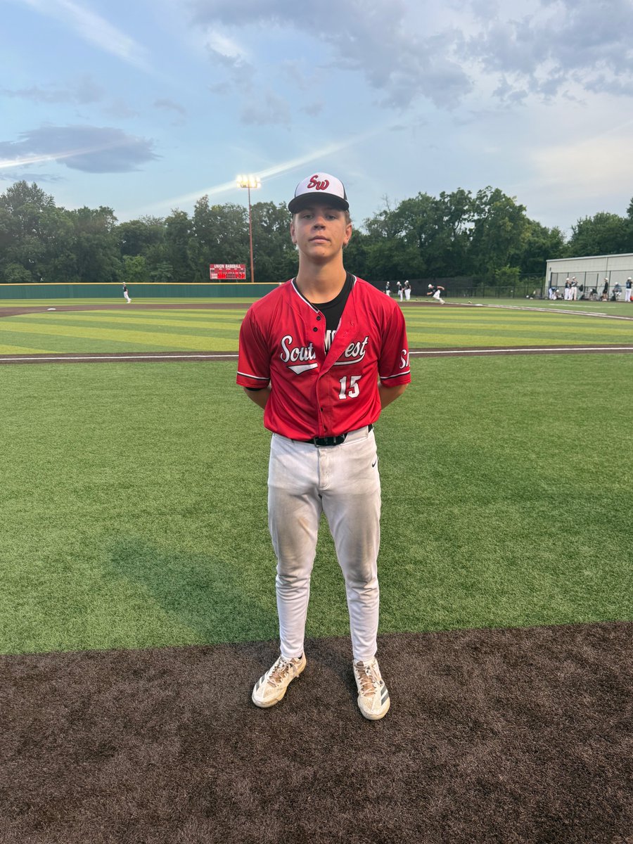 FiveToolOK's tweet photo. F: @SouthwestShow 2029 13, Risin Baseball 2029 Shamblin 4
PoG: @drake_1515 1-2, 3B, 3 RBI, R https://t.co/bplw1lknkX