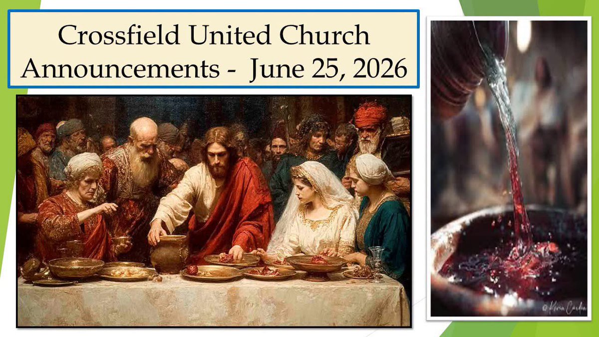 crossfielduc's tweet photo. This Sunday, June 28th is Sundae Sunday!  Enjoy a sundae with your coffee after our 10:00 a.m. worship service.  We'll be looking at the story of the Wedding Feast in Cana - John 2:1-11.  Please find more announcements below. https://t.co/qVGbR53vVH