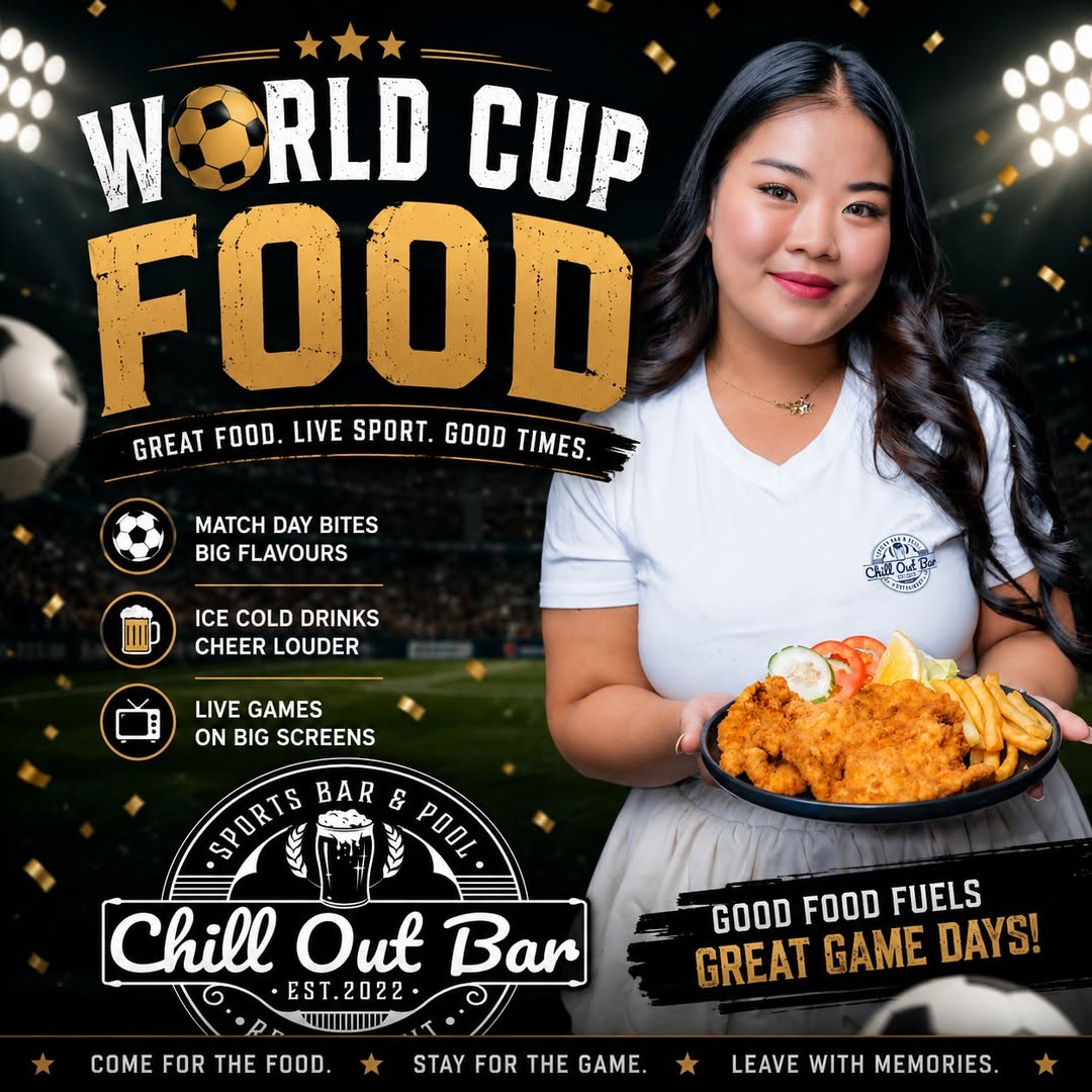 ChillOutBarbk's tweet photo. 📷 World Cup action tastes better at Chill Out Bar! Great food, cold drinks, live games, and unbeatable atmosphere. 📷📷📷 https://t.co/63VIdftEaP
