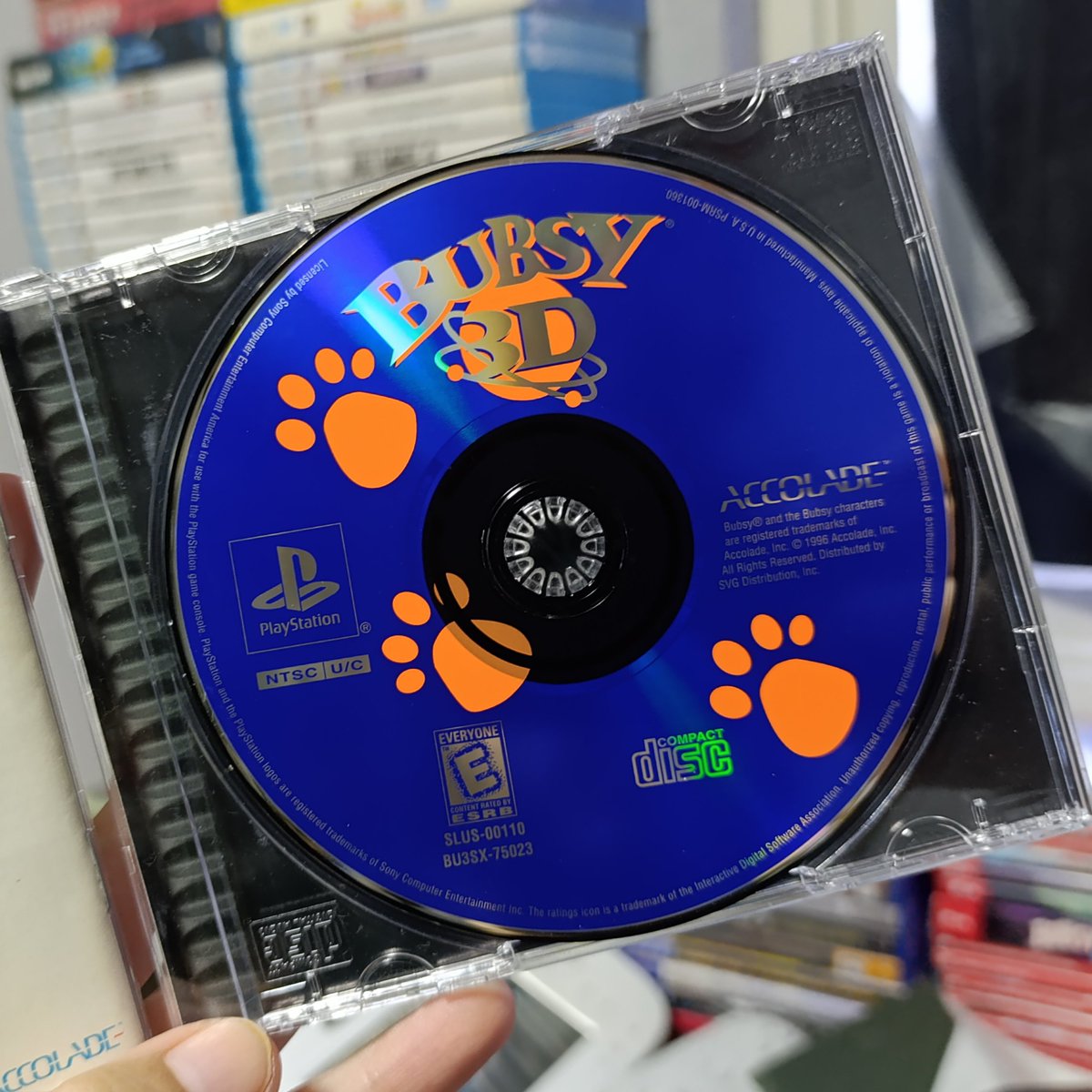 DanielSanGMR's tweet photo. Hoy me llegó este hermosísimo e incomprendido título y creo que, esta es la copia más prístina de un juego de PS1 que me haya topado, no está sellado pero prácticamente está nuevo.
Qué buen hallazgo 😼
#Bubsy3D #Brobsy https://t.co/YOJVMDZMbn