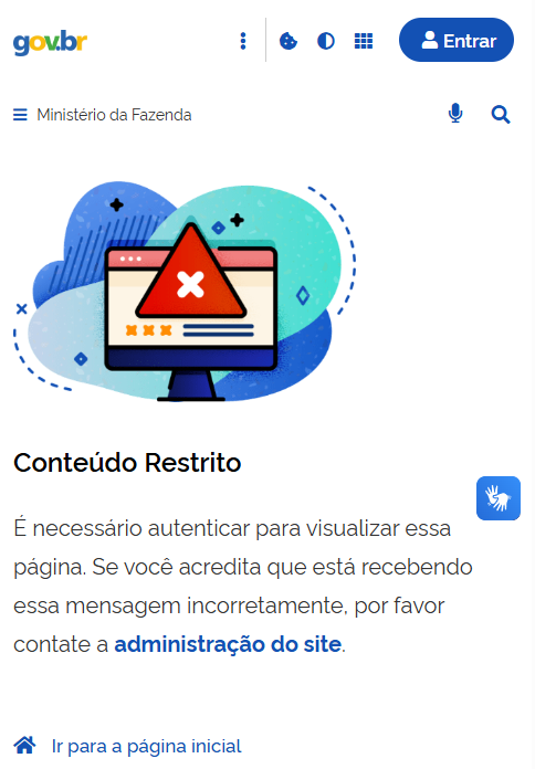 republiqueBRA's tweet photo. ⚠️ 💻 EITA! Publicação no site do govbr que anuncia a sanção da Lei das Bets pelo presidente Lula aparece como "Conteúdo Restrito" e está inacessível. https://t.co/TX4P3fd2ea