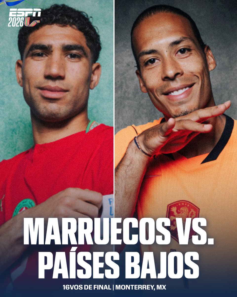 ESPN_CENAM's tweet photo. ¡¡VAYA JUEGAZOS LOS QUE SE NOS VIENEN!!🤯🔥

Apenas son 16vos y ya tenemos: Marruecos vs. Países Bajos y Brasil vs. Japón🍿

DE LOCOS. https://t.co/7vVXpLCGCb