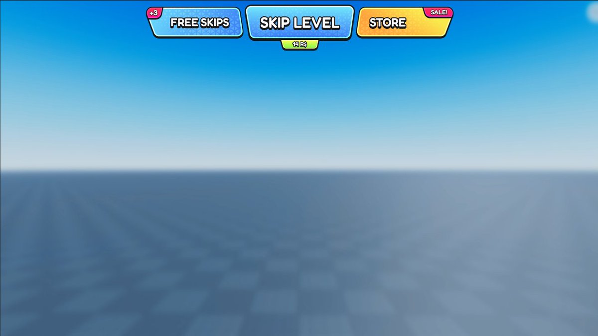 turtlesuiux's tweet photo. A couple buttons for an Obby type game.

#roblox #robloxdev #robloxui #robloxgui https://t.co/WX58gV5g6N