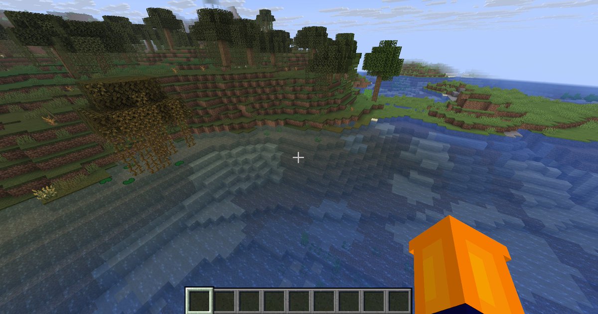 SadotATM's tweet photo. Muy lindo el bioma y todo, pero deben hacerlo mas grande
literalmente me encontre uno que era solo agua xddd https://t.co/7op6WcPgoa