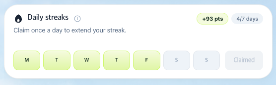 KM53894's tweet photo. On the @tradeonpear  site right now, there are actually a bunch of easy ways to earn points without doing anything complicated.

Here’s what you can do:
• Daily Streak -> Just claim once a day to keep your streak going and stack points
• Pear Post & Clips -> Drop a tweet or short video about PearTrade (reviewed by the team)
• Simple Tasks -> Like, comment, retweet, or quote their posts. 

Super straightforward tasks No heavy grinding.
Just consistent small actions that add up.
If you haven’t checked the rewards page yet, it’s actually pretty chill.
If your interest in PEAR ⬇️

@tradeonpear