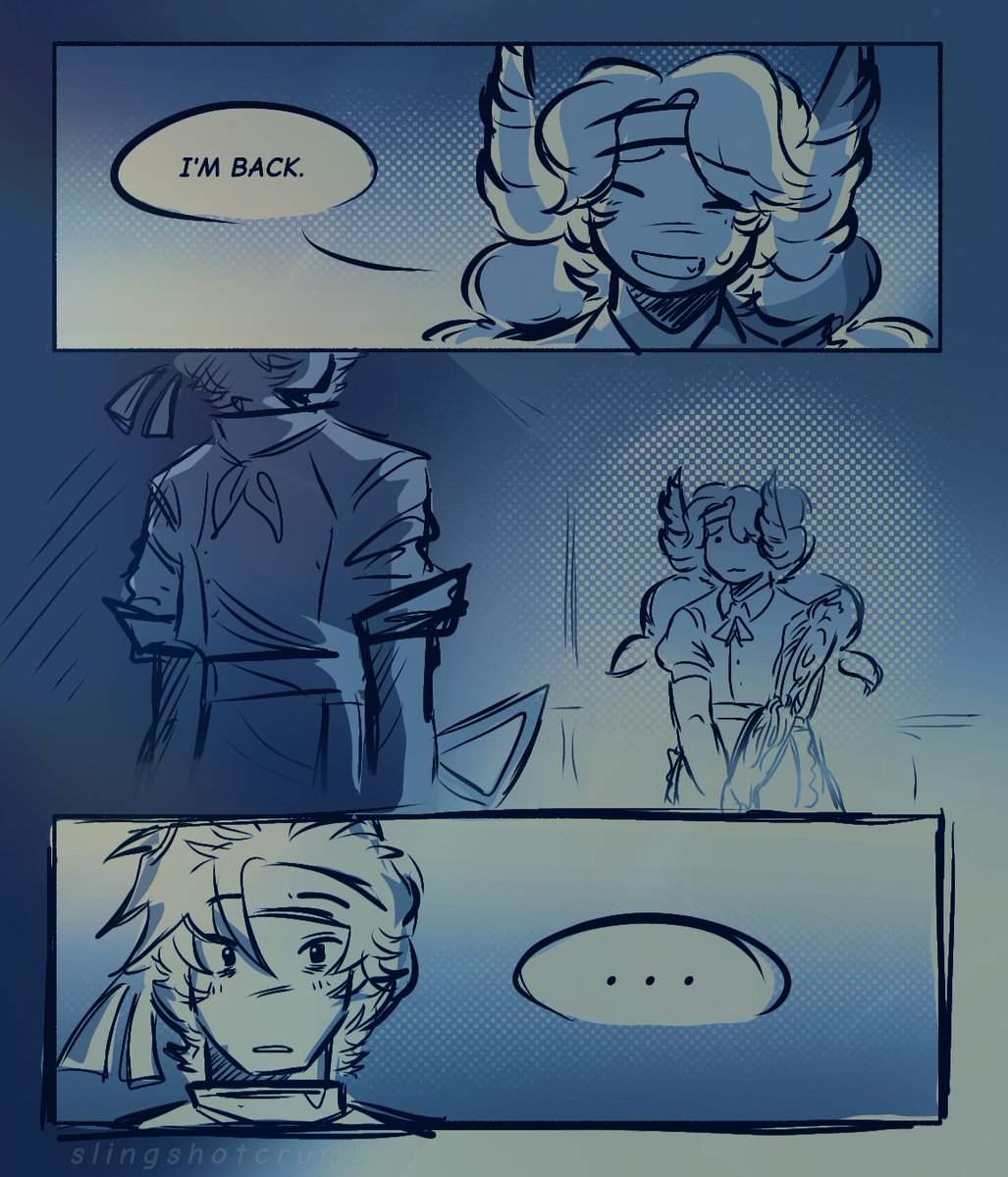 Slingshotcrumb's tweet photo. [ You're just gonna act as if everything's okay? ..After everything? ] https://t.co/Gxh0at0cNw