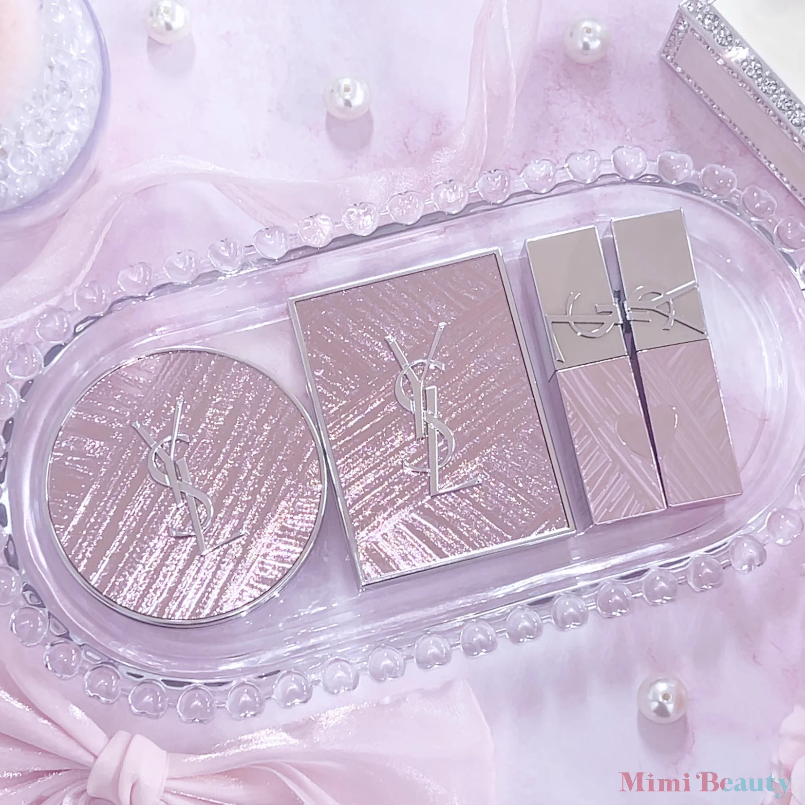 新品未使用未開封イブサンローラン　アイシャドウ、クッションファンデ、ポーチ 限定 Mimi Beauty on X: 