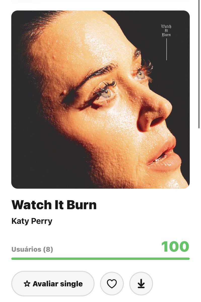 forumwestan's tweet photo. ACLAMADA! 🔥

Watch It Burn, novo single de Katy Perry, debutou com aprovação máxima de 100/100 na Westan Critic.

https://t.co/YjnjhzA9jg https://t.co/g1cSGvVH2c