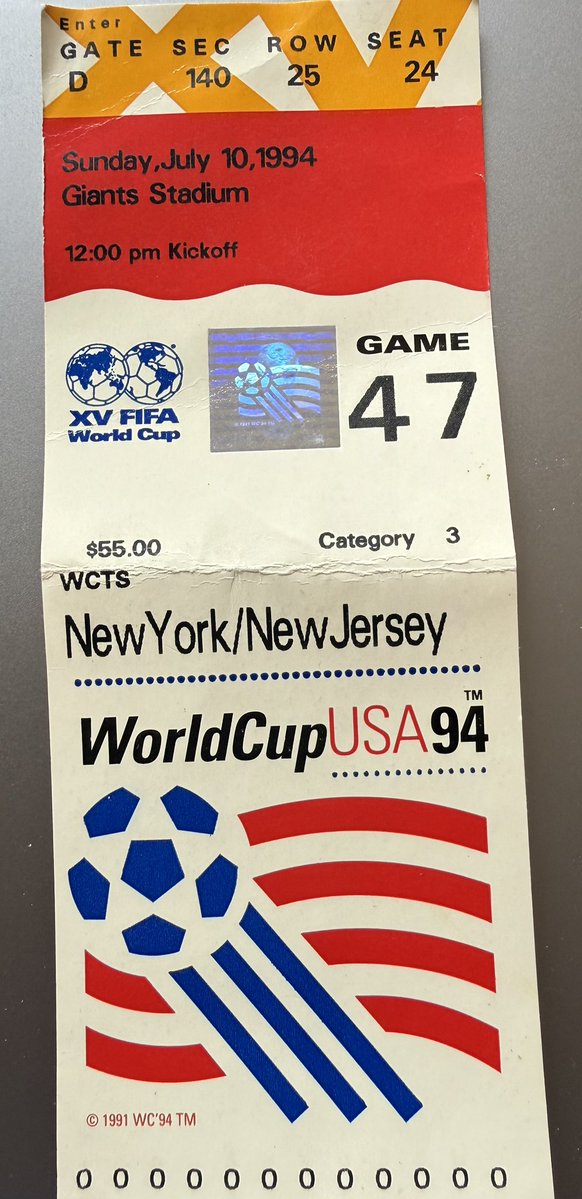 bmcalabrese's tweet photo. In 1994 I was fortunate to see Germany play in the World Cup at Giants Stadium with my mom. 

Today I was back with my son. 🇩🇪 https://t.co/9Si8qo6OGJ