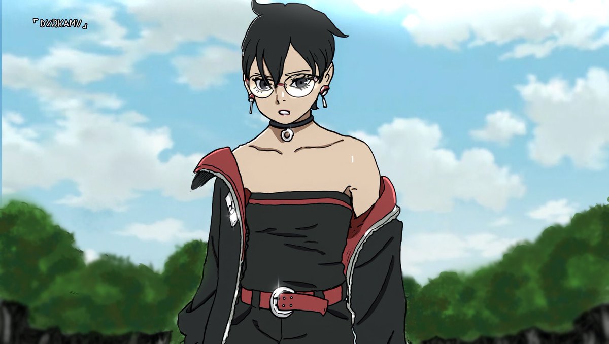 dxrkamv's tweet photo. Boruto + Sarada Anime Style #boruto #BORUTO #borutotwobluevortexchapter35 https://t.co/D8TdIjCmZ3