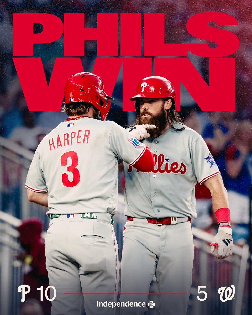 Phillies's tweet photo. Series win with a curly W

#RingTheBell https://t.co/gzy7iwX8Lx