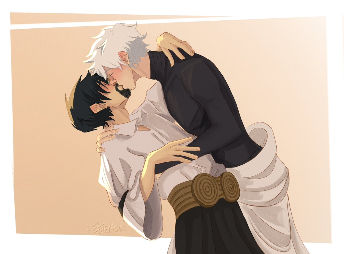 emiartse's tweet photo. kiss me. 
#witchhatatelier #orufrey https://t.co/xXfIYs6uF7
