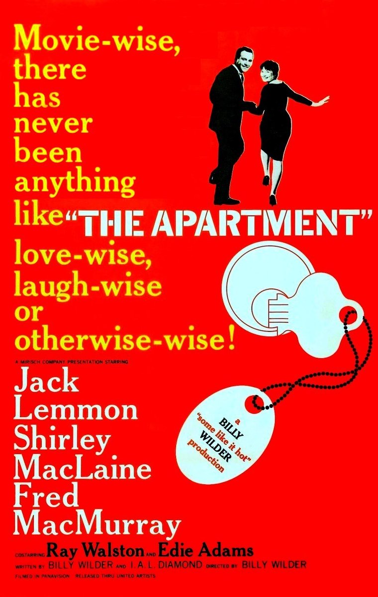 CINSSU's tweet photo. Billy Wilder confirms that the dialogue in ‘THE APARTMENT’ is all perfect.

“It’s the best movie ever :3” https://t.co/ztGIU39TQB