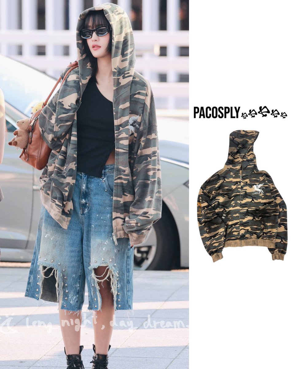 PYf5BQ4kSm67VAo's tweet photo. 아이들 민니님이 착용한 hoodie 정보는!

✔ CELEB : I-DLE 민니
✔ BRAND : 파코서플라이 (PACOSPLY)
✔ MODEL : 
DIRTY FALLING ANGEL ZIP-UP HOODIE
✔ WHERE : 260626 공항패션

#아이들 #민니 #아이들민니 #IDLE #MINNIE #มินนี่ #ミンニ https://t.co/kTM1HXSjOZ