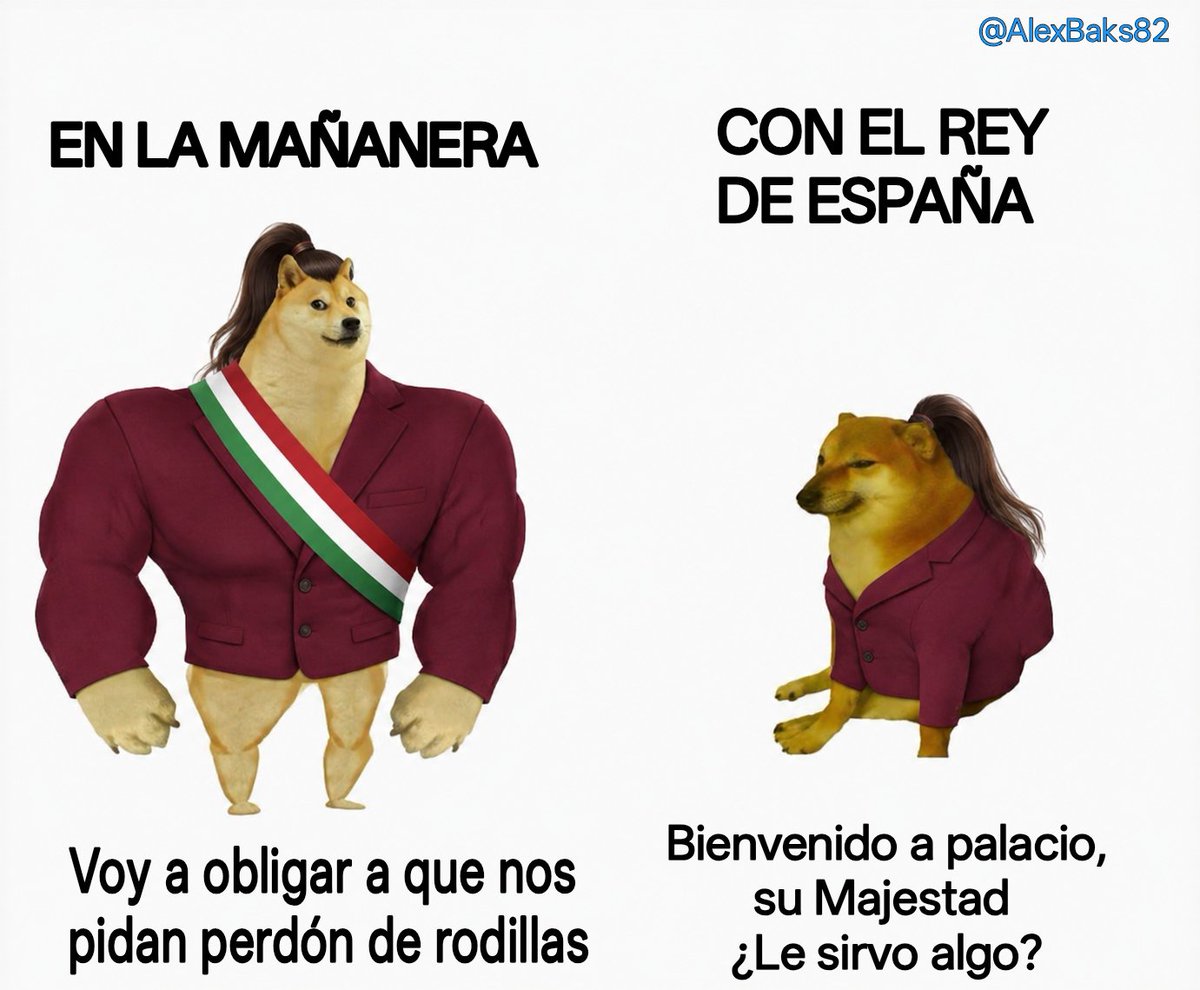 TequileroDelSur's tweet photo. @Claudiashein Y LE PEDISTE QUE ESPAÑA PIDIERA PERDÓN? 🤣🤣🤣🤣🤣 https://t.co/4tuGVb3CfR