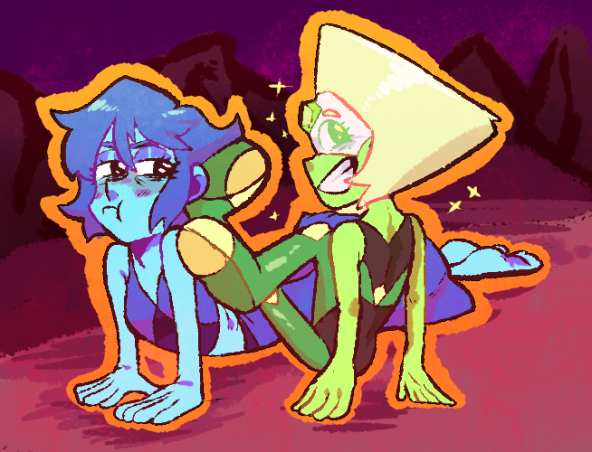 Monkeecoded's tweet photo. Peridot x Lapis lazuli

#Stevenuniverse #lapidot https://t.co/COBqYx5K2F