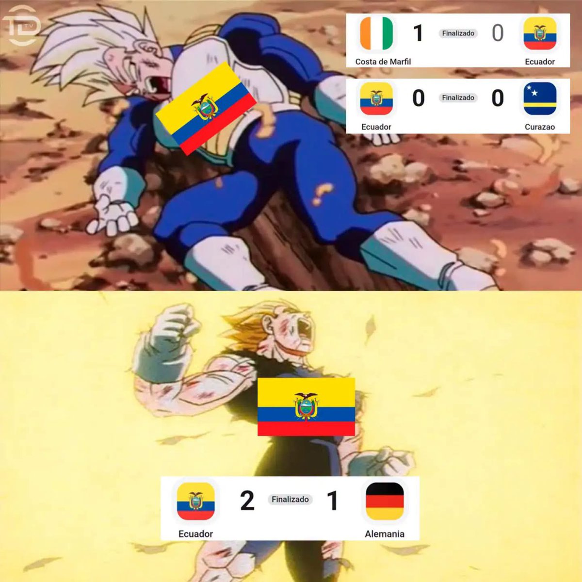 nacional_memes's tweet photo. Ecuador hoy, BRAVO ECUADOR !! 🇪🇨 https://t.co/ycl51jPGQR