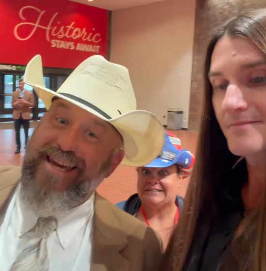 JoeDanMedia's tweet photo. We need a nickname for the friendly South Dakota cowboy...

What a dumb, dumb move... https://t.co/lQbvS3Te4g