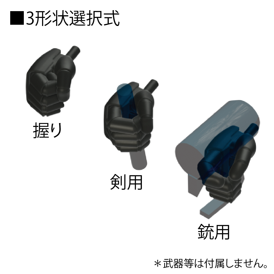 HOBBYBASE1's tweet photo. 新商品開発中
「関節技EX 決まり手 丸」
固定ハンドの決定版！”決まり手”
指同士がめり込む“力強い手首”を
細かいパーツ分割で形状再現！
■握り、剣用、銃用の3形状から選択式
■サイズはS、M、Lの3種を予定
発売：2026年秋予定
＊開発中の為、仕様は変更になる場合がございます。 https://t.co/DwjICbvKkg